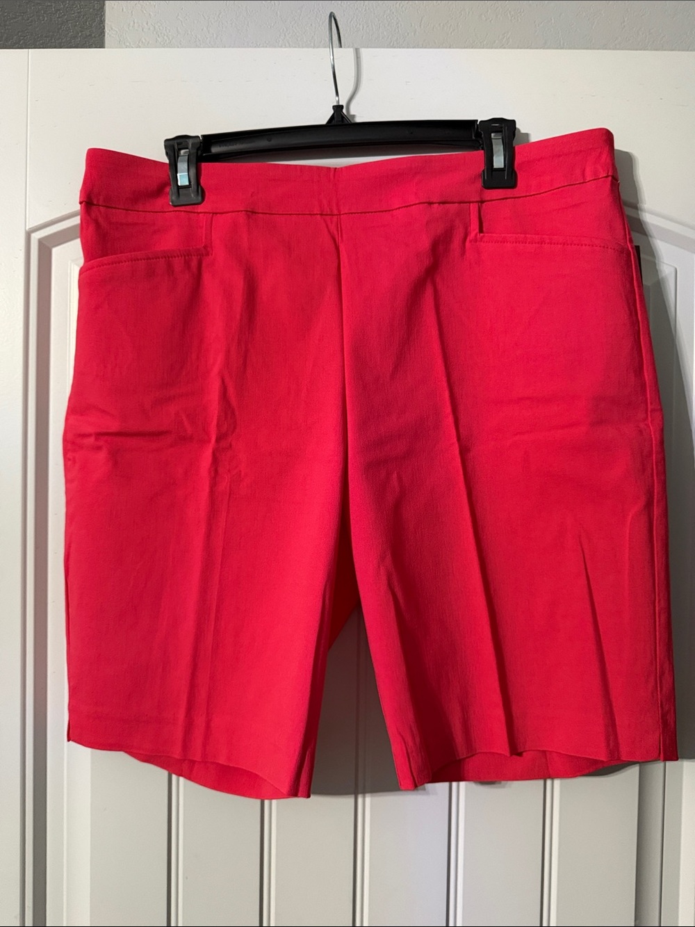 Women's Bright Pink Stretch Shorts